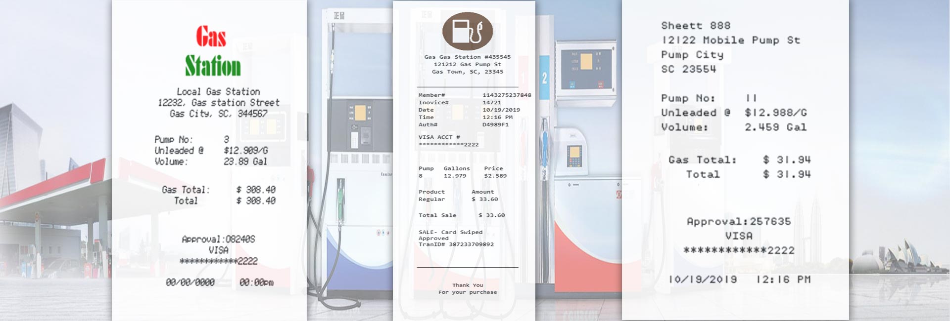 expenses receipt