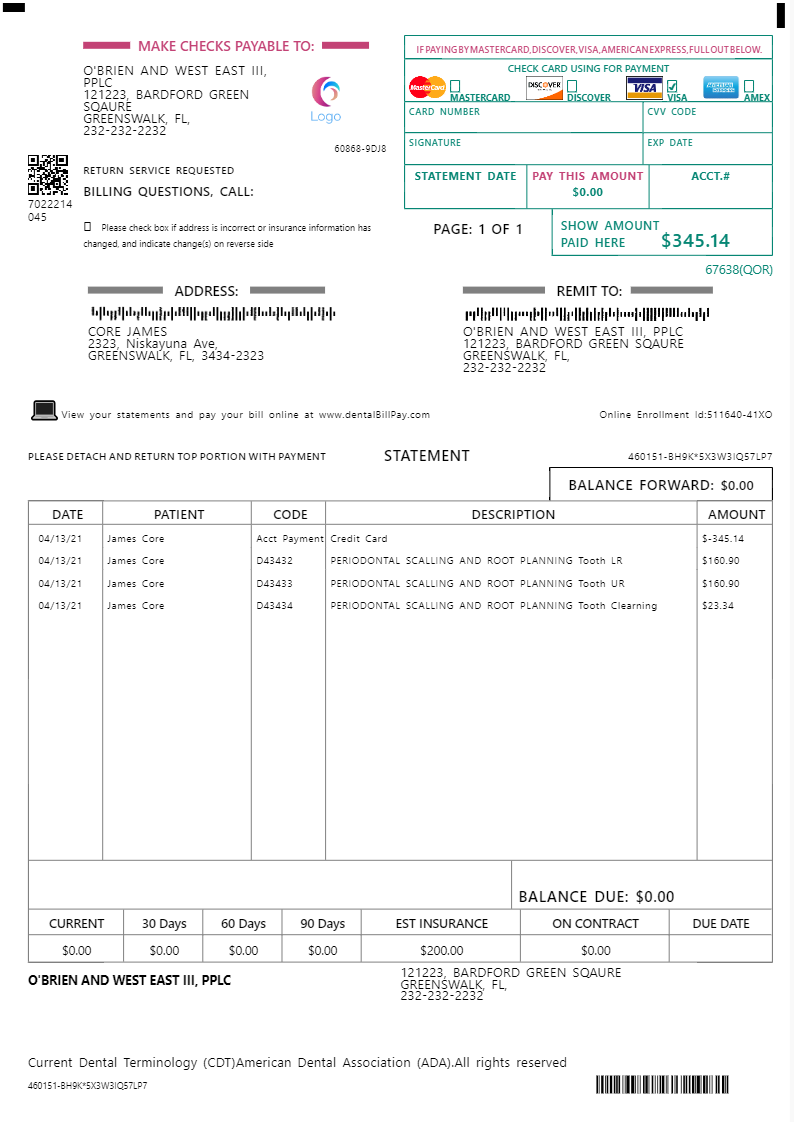 Hospital Invoice Generator Hospital Receipt Online Receipt Maker