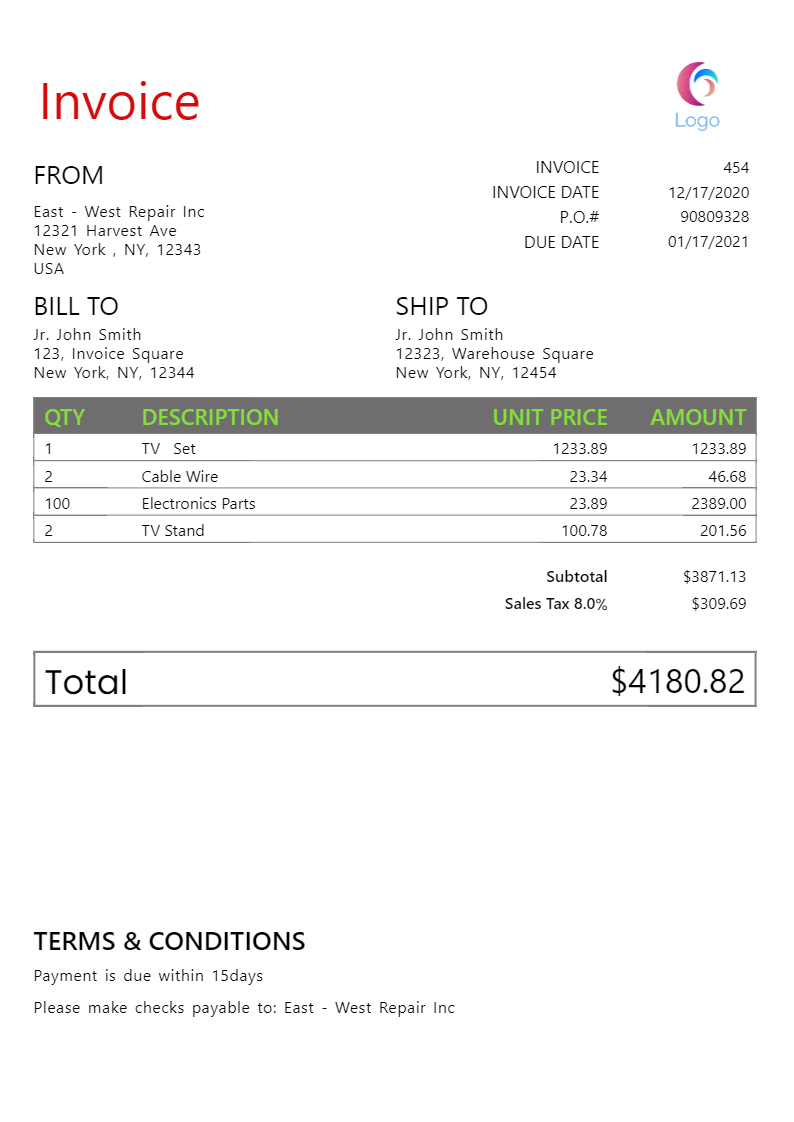 Receipt Maker - Make a Receipt Online