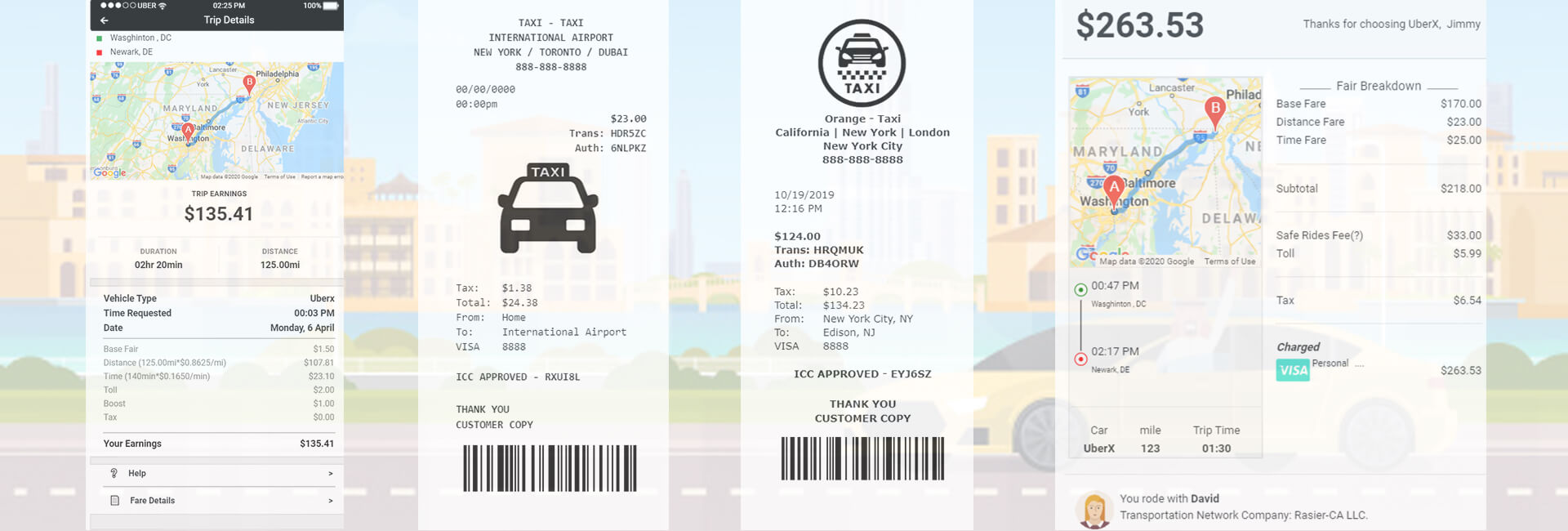 Custom or fake receipt maker for dummy cab receipt templates which comes with many regular or online version of receipt generators.